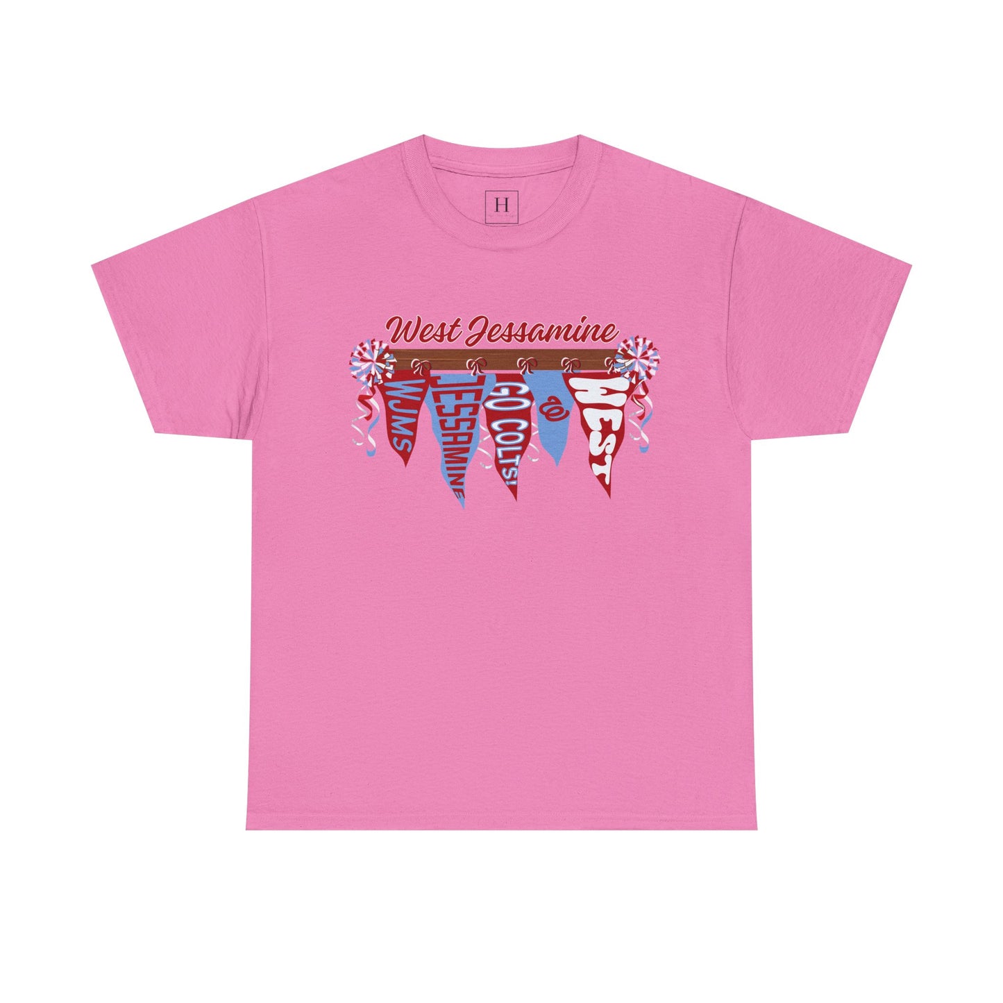 WJMS : West Jessamine Pennant Flags - Unisex Shirt