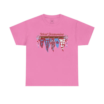 WJMS : West Jessamine Pennant Flags - Unisex Shirt