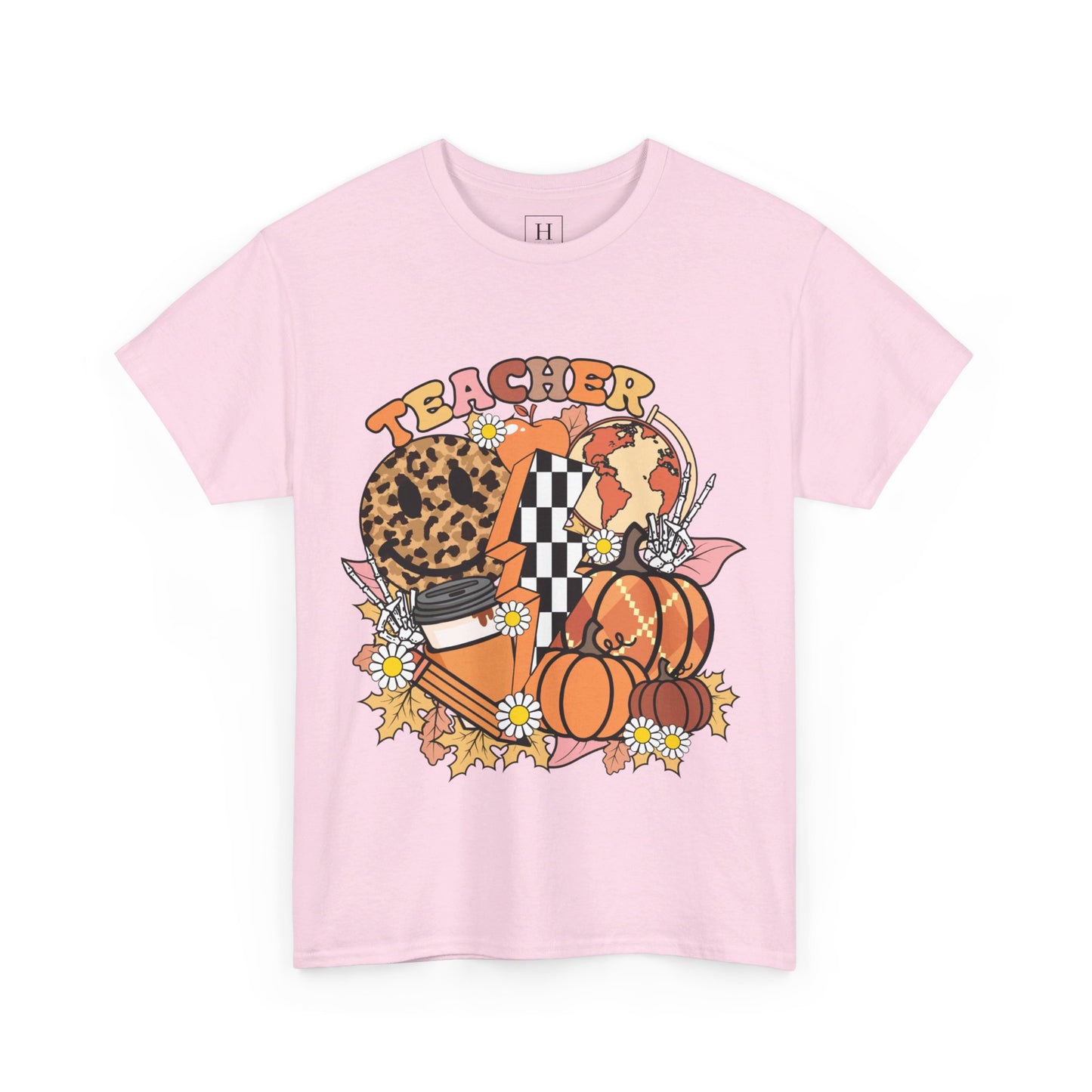 Fall Retro Teacher T-Shirt
