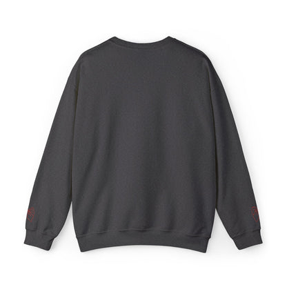 Valentine Heart 'Diet Coke' with Red Bows on Left & Right Sleeves Crewneck Sweatshirt -Embroidered
