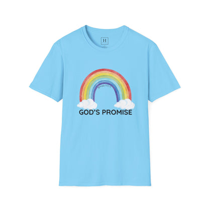 Rainbow God's Promise Genesis 13 Christian T-shirt