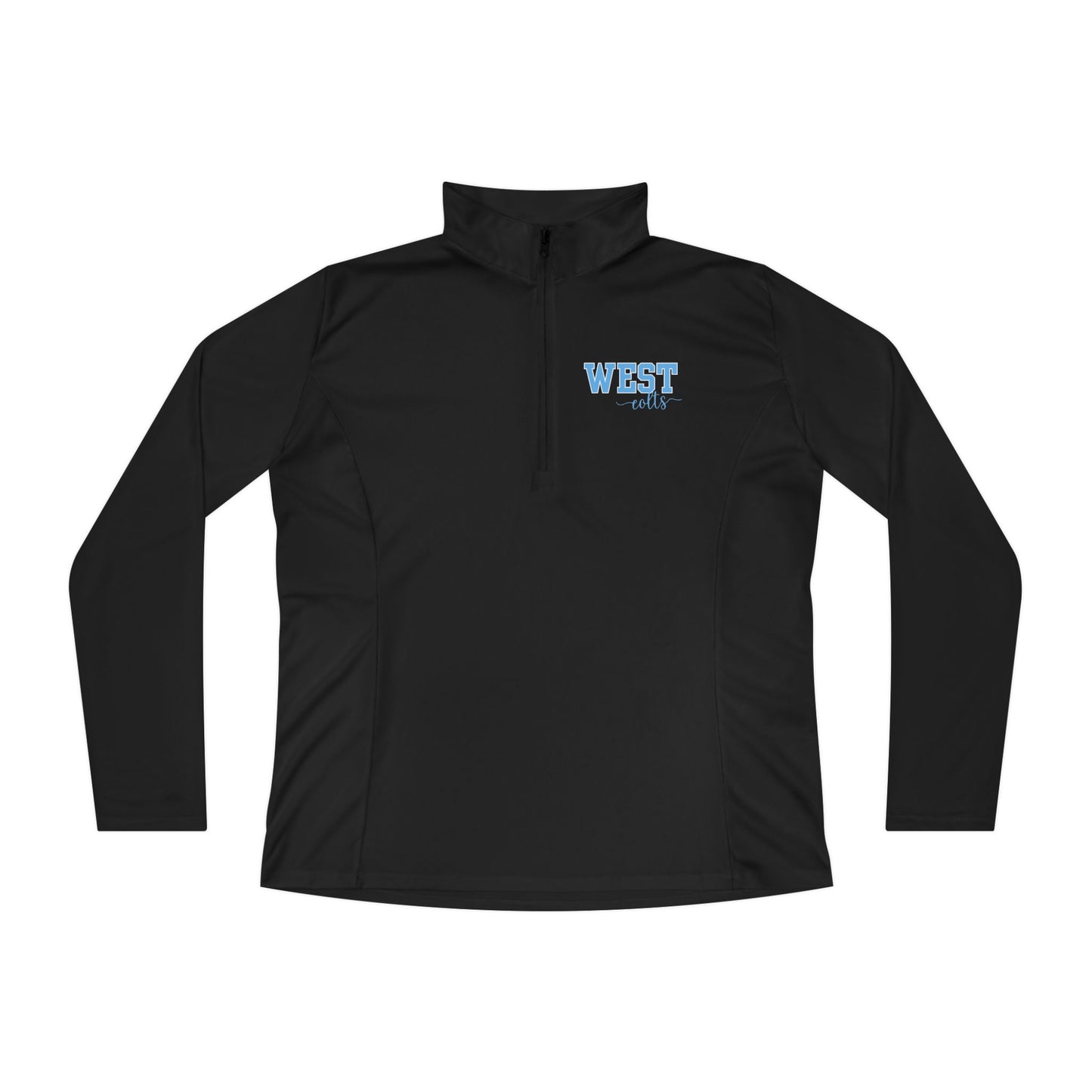 WEST JESSAMINE COLTS --- Stylish Womens Quarter-Zip Pullover for Casual Elegance, Comfortable Layering, Athletic Wear, Spring Fashion, Gift for Mom, College Apparel