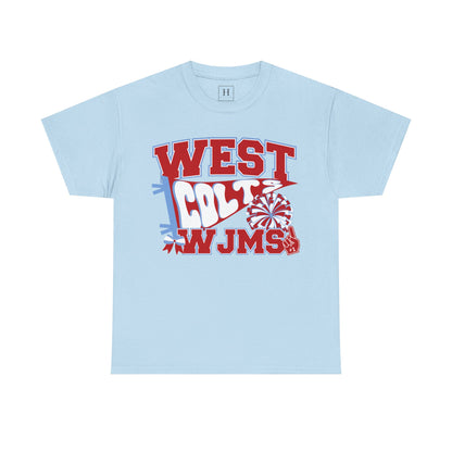 West Jessamine WJMS Colts Fan Tee —  Front & Back Unisex Tee
