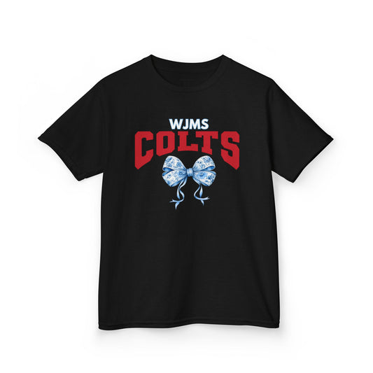 YOUTH - WJMS COLTS Coquette Bow Tee