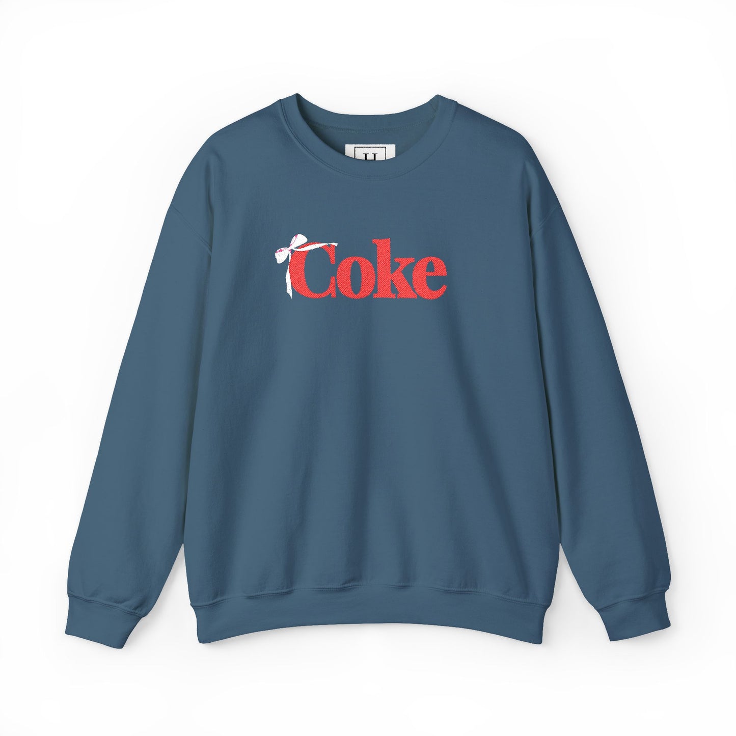 Bow 'Coke' Crewneck Sweatshirt - Embroidered