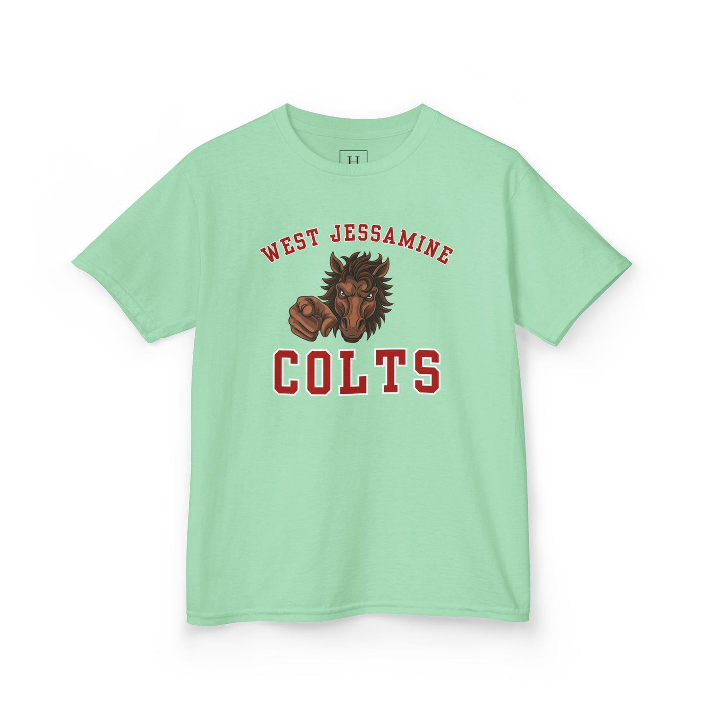 YOUTH --- West Jessamine Colts Mascot - YOU  -- Unisex Tee