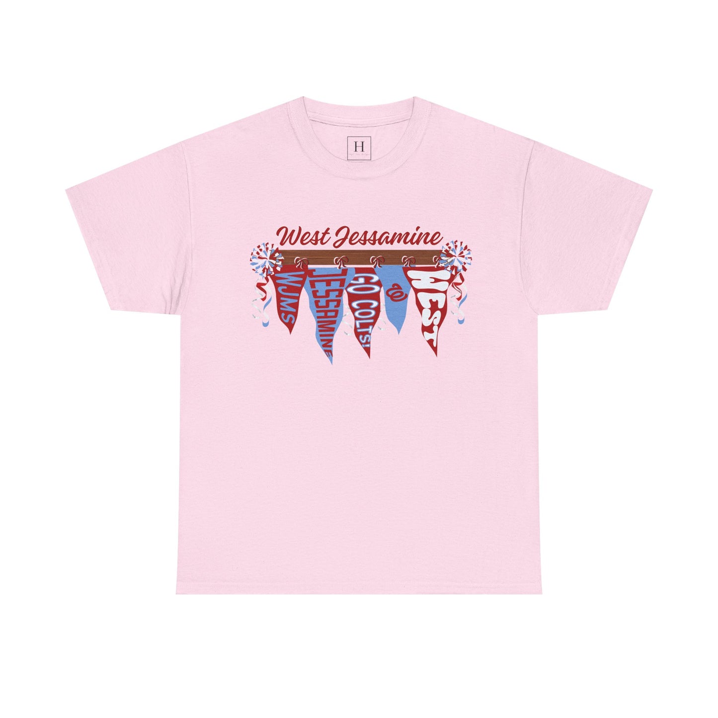 WJMS : West Jessamine Pennant Flags - Unisex Shirt