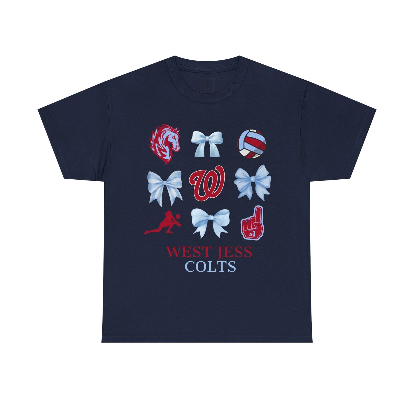 Volleyball Coquette Bows Unisex Tee - West Jessamine