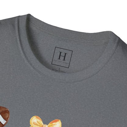 Bows & Football T-Shirt (Front Only)