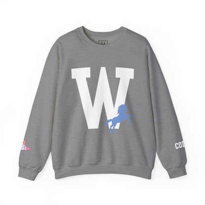 Crewneck Sweatshirt - W HORSE Colts Sweater West Jessamine