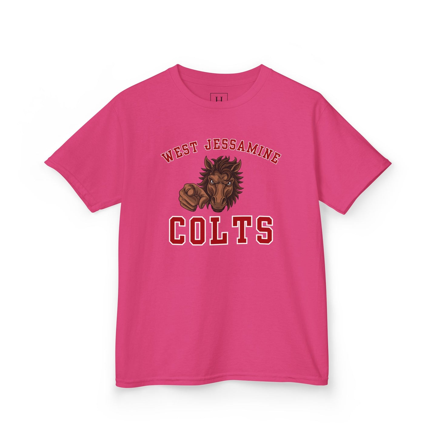 YOUTH --- West Jessamine Colts Mascot - YOU  -- Unisex Tee