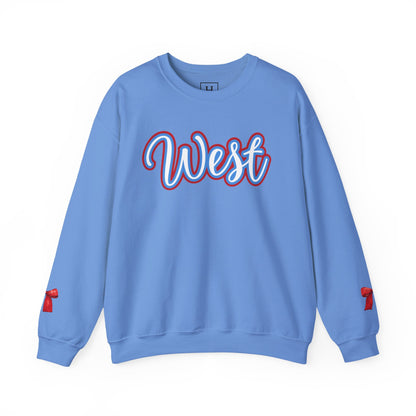 WJ WEST Jessamine -- Bows on Sleeves -- Unisex Sweatshirt