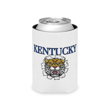 Kentucky UK Blue Paw Print Koozie