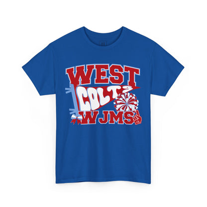 West Jessamine WJMS Colts Fan Tee —  Front & Back Unisex Tee
