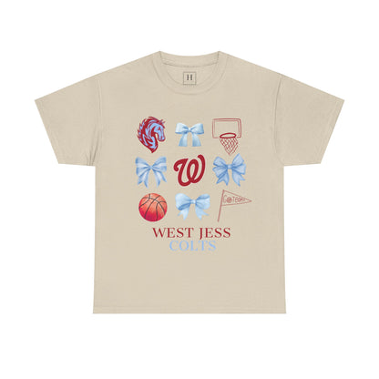 West Jessamine Basketball Coquette Unisex Tee