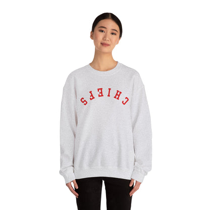 KC Chiefs Upside Down Lettering - Unisex Sweatshirt