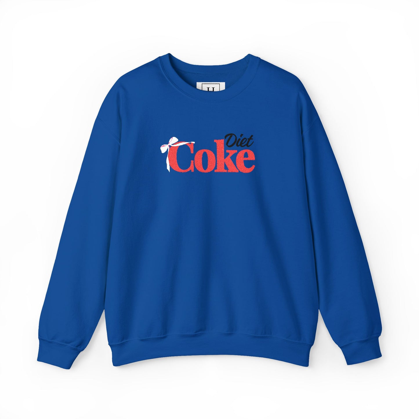 Bow 'Diet Coke' Crewneck Sweatshirt - Embroidered