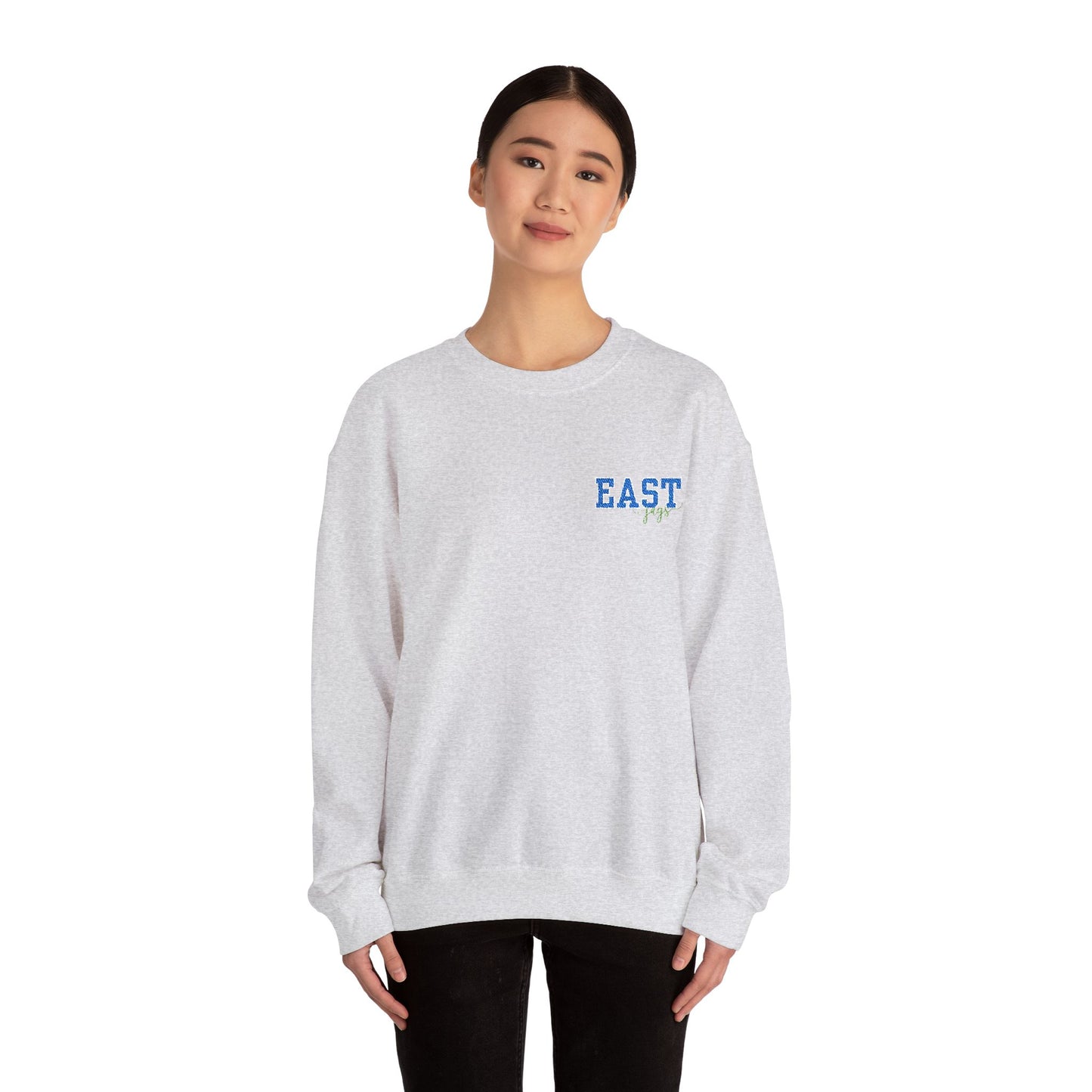 East Jessamine Jags Crewneck Sweatshirt | Unisex Pullover -- Embroidered