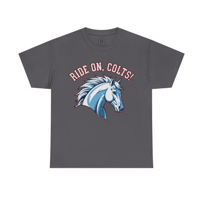 T-Shirt -RIDE ON COLTS - West Jessamine Unisex Tee