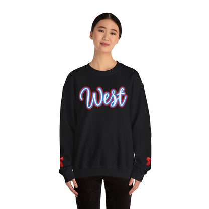 WJ WEST Jessamine -- Bows on Sleeves -- Unisex Sweatshirt