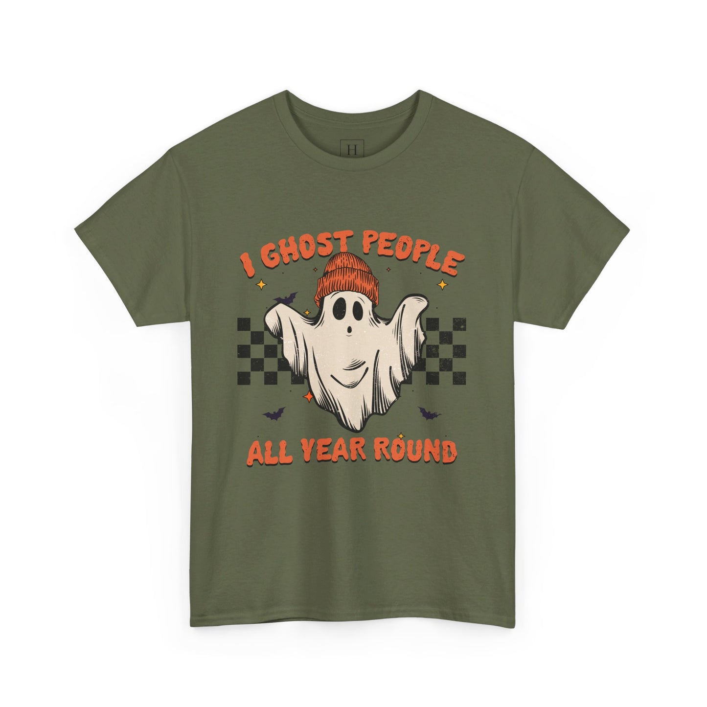 Retro Ghost People Year Round Tee