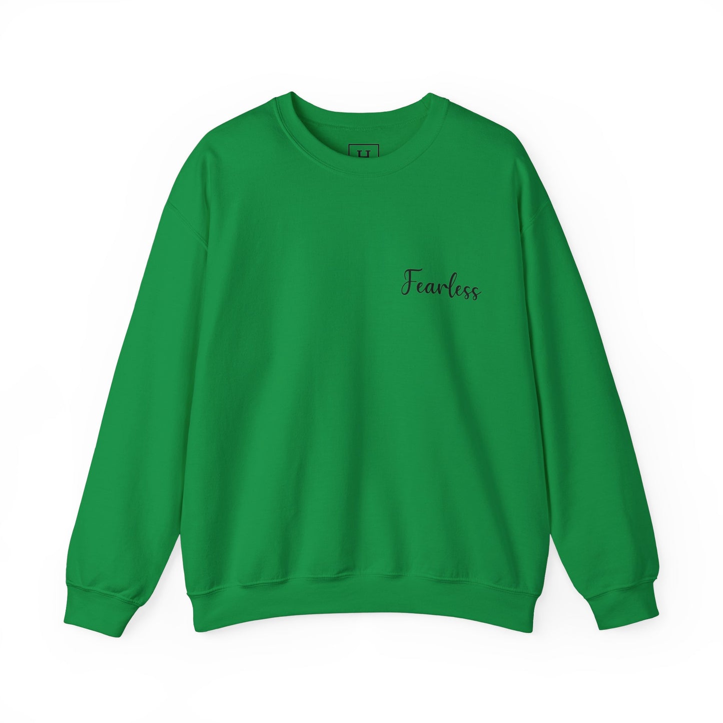 Fearless, Faith In Jesus Christian Sweater (Front and Back)