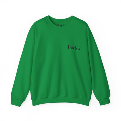 Fearless, Faith In Jesus Christian Sweater (Front and Back)