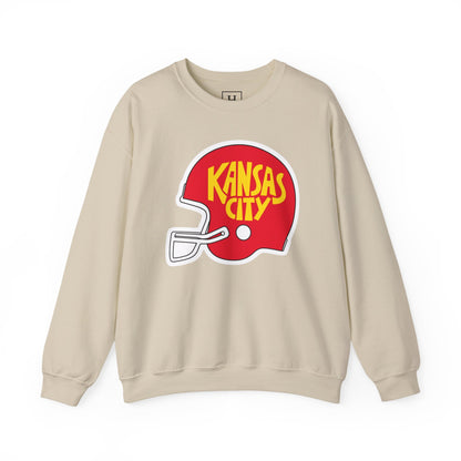 Game Day KS Chiefs Football Helmet - Unisex Sweatshirt