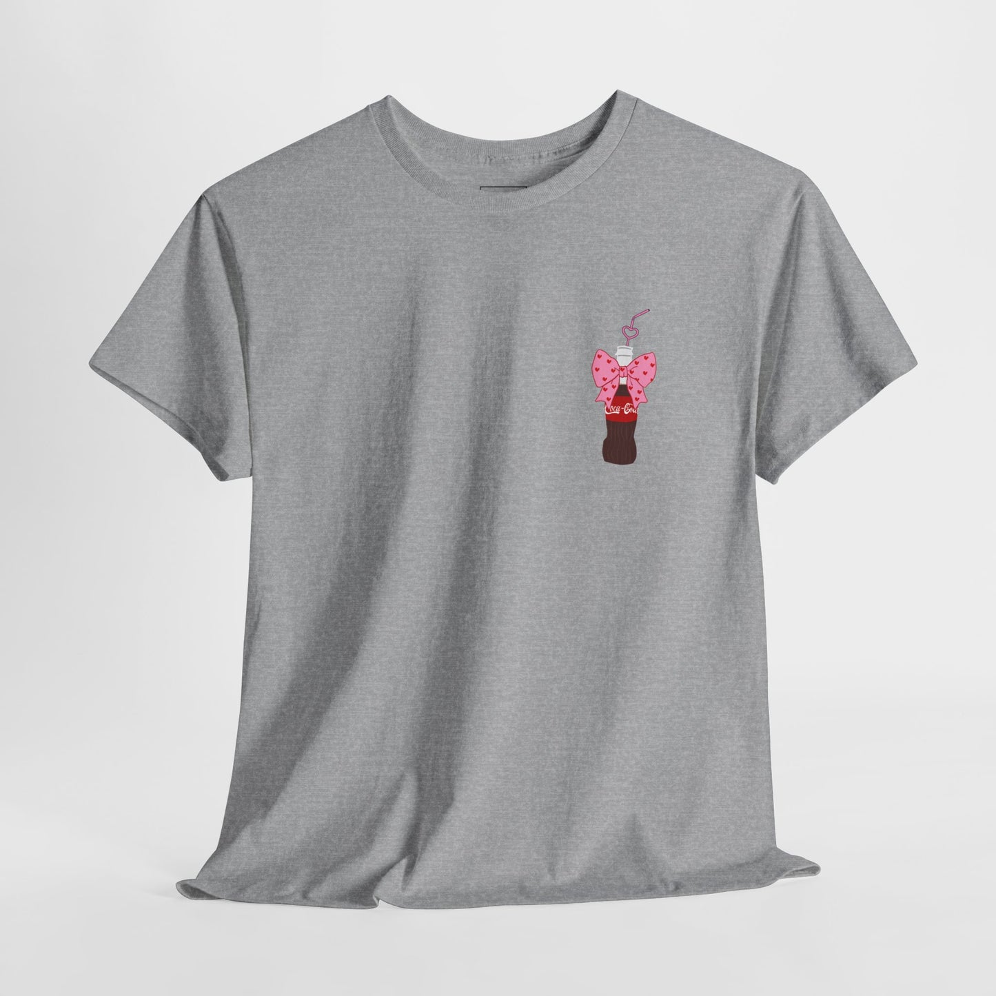 Valentines Day Coca Cola and Bows - Soda Shirt - Front & Back