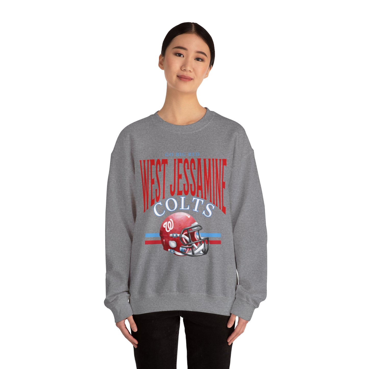 Go Big Red West Jessamine Football - Unisex Sweatshirt
