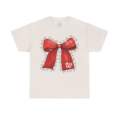 WJ Let's Go Colts Cheer Bow w/ WJ logo - Unisex Shirt