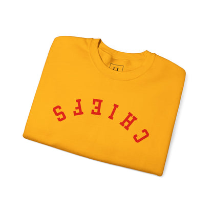 KC Chiefs Upside Down Lettering - Unisex Sweatshirt