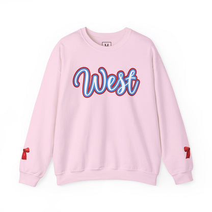 WJ WEST Jessamine -- Bows on Sleeves -- Unisex Sweatshirt