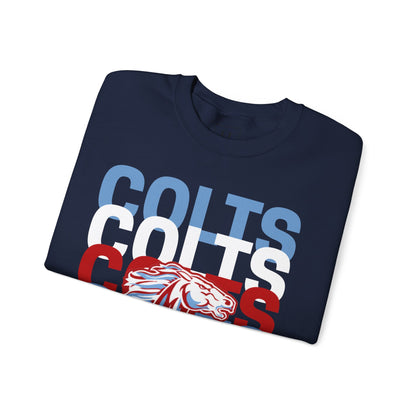 COLTS with Horse Logo - Christmas Sweatshirt - Unisex