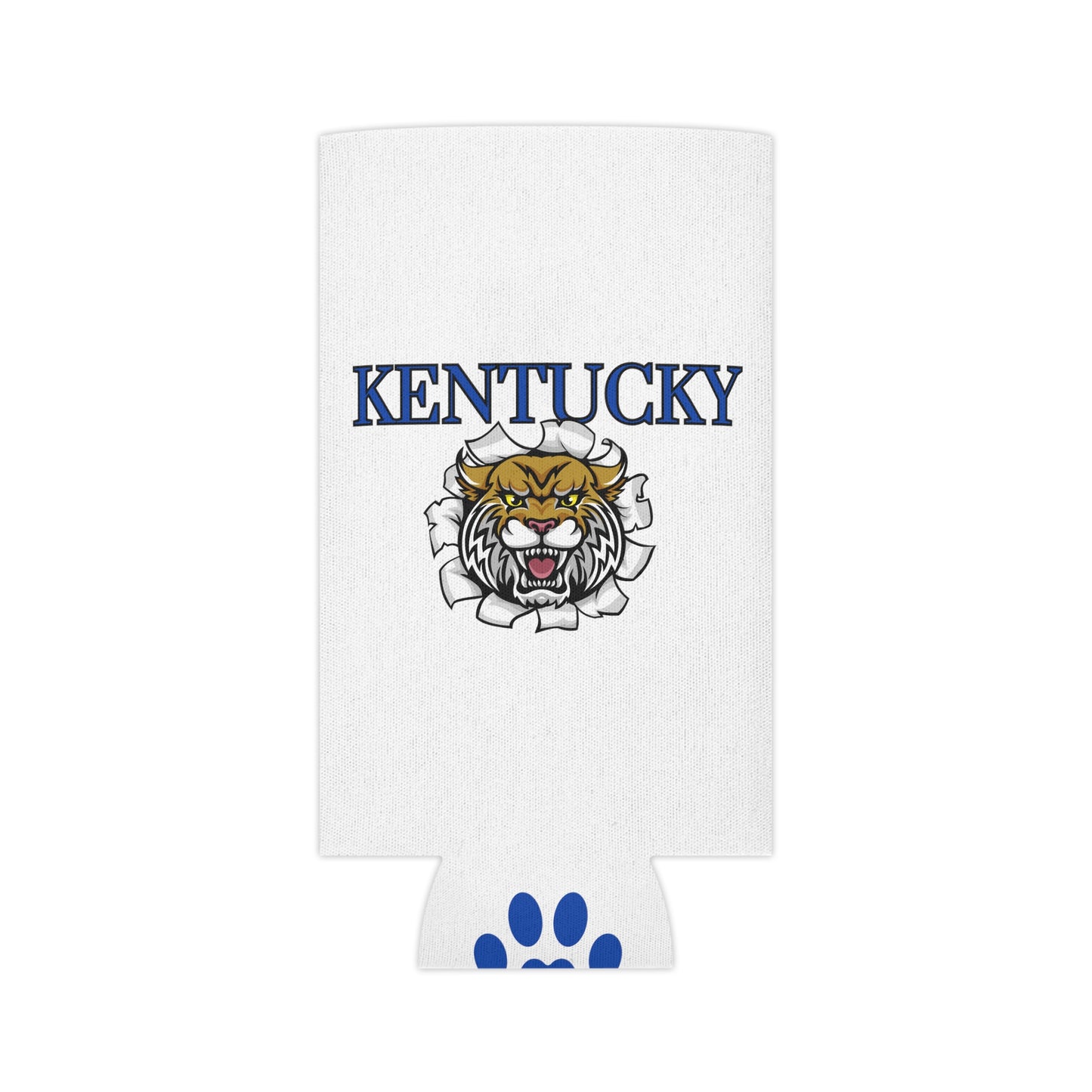 Kentucky UK Blue Paw Print Koozie