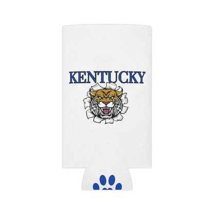 Kentucky UK Blue Paw Print Koozie