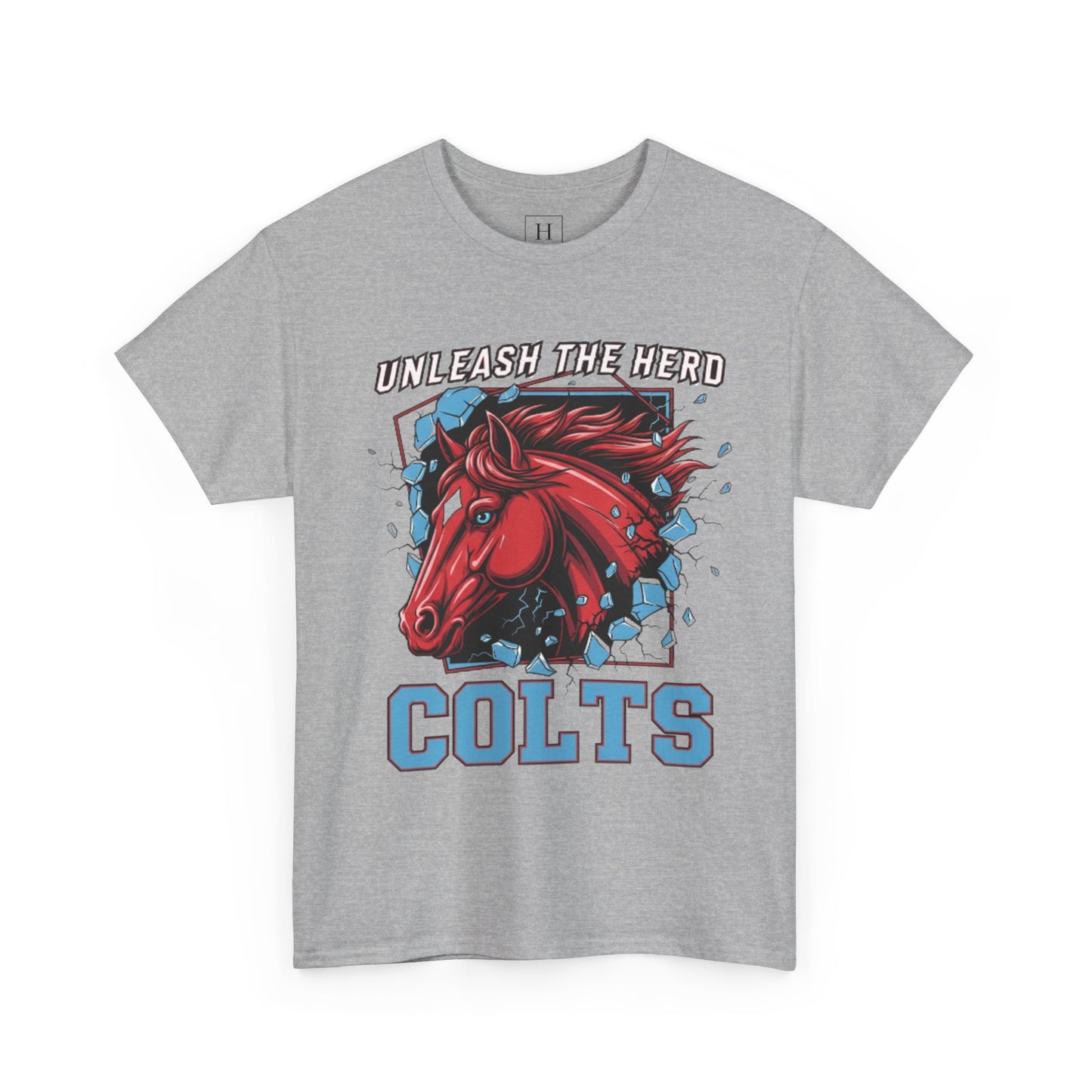 Vintage Horsehead Unisex Tee - Unleash the Herd Design