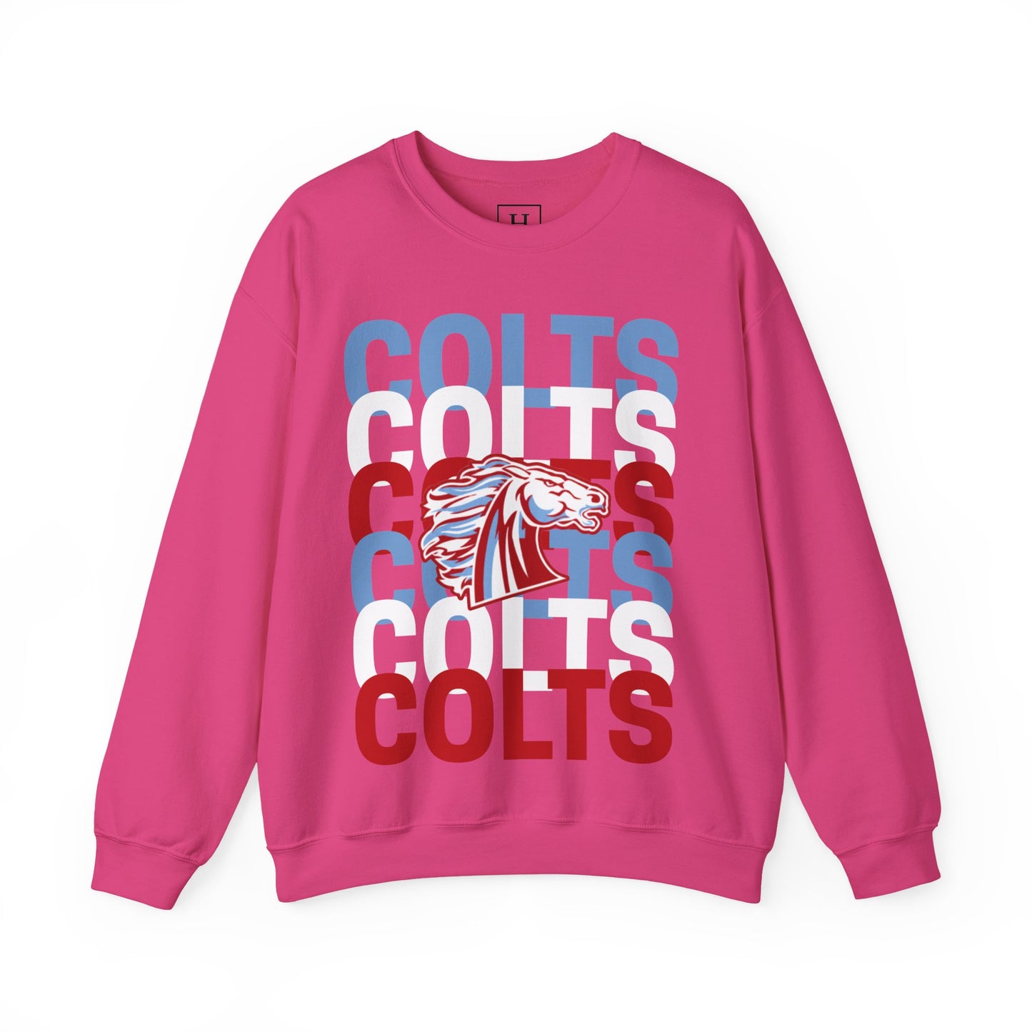 COLTS with Horse Logo - Christmas Sweatshirt - Unisex