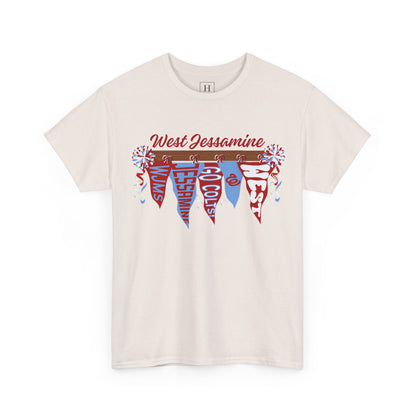 WJMS : West Jessamine Pennant Flags - Unisex Shirt