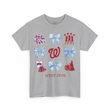 West Jessamine Cheer Coquette Bows Unisex Tee