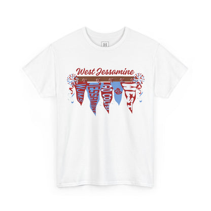 WJMS : West Jessamine Pennant Flags - Unisex Shirt