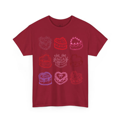 Coquette Cherry Bow Cake T-Shirt