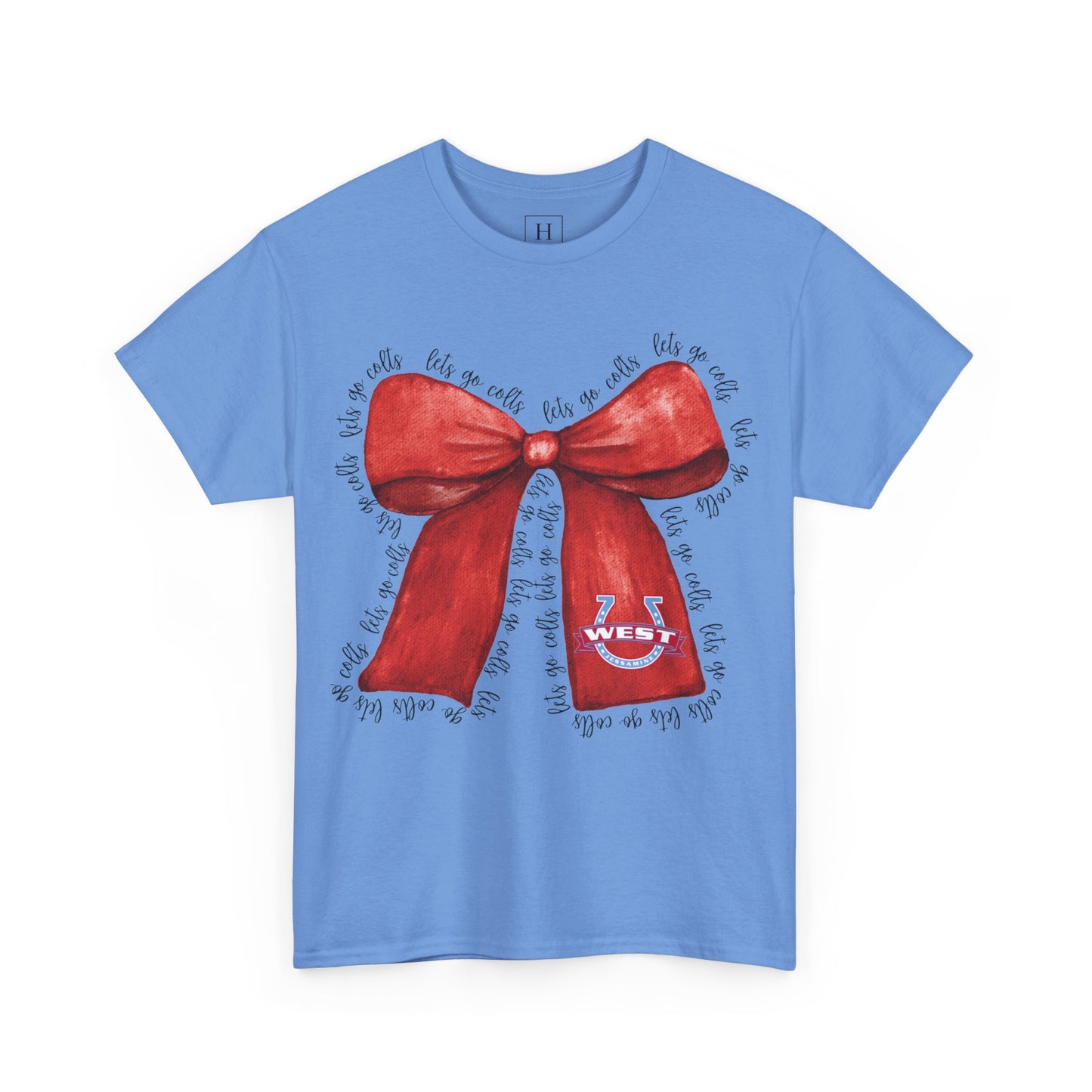Let's Go Colts Bow - West Horseshoe Logo Unisex T-Shirt