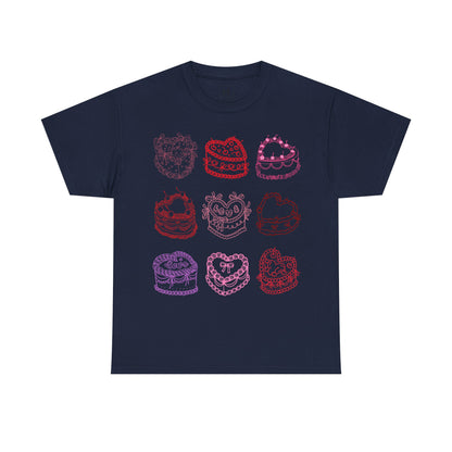 Coquette Cherry Bow Cake T-Shirt
