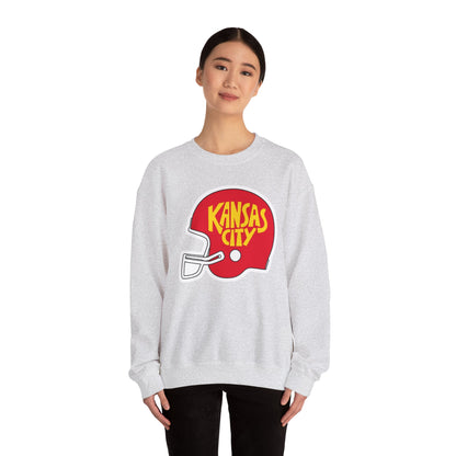 Game Day KS Chiefs Football Helmet - Unisex Sweatshirt