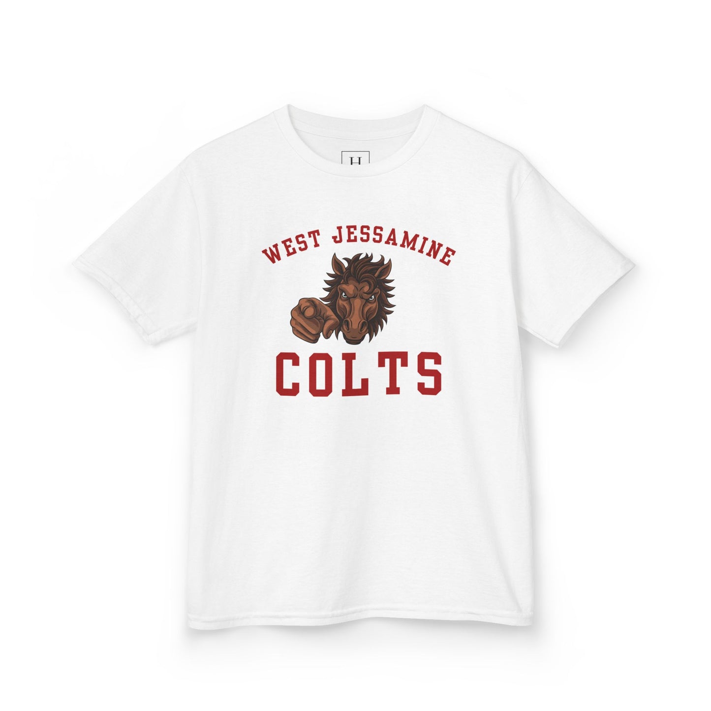 YOUTH --- West Jessamine Colts Mascot - YOU  -- Unisex Tee