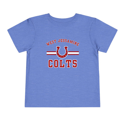 Toddler; West Jessamine Colts with Horseshoe- Unisex T-shirt