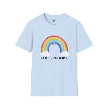 Rainbow God's Promise Genesis 13 Christian T-shirt