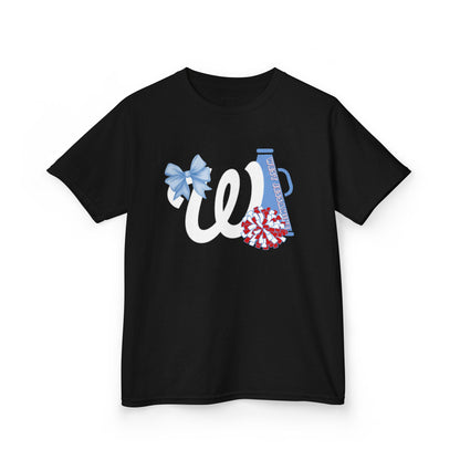 YOUTH -- West Jessamine Cheer Bow, Megaphone & Poms - Unisex Shirt