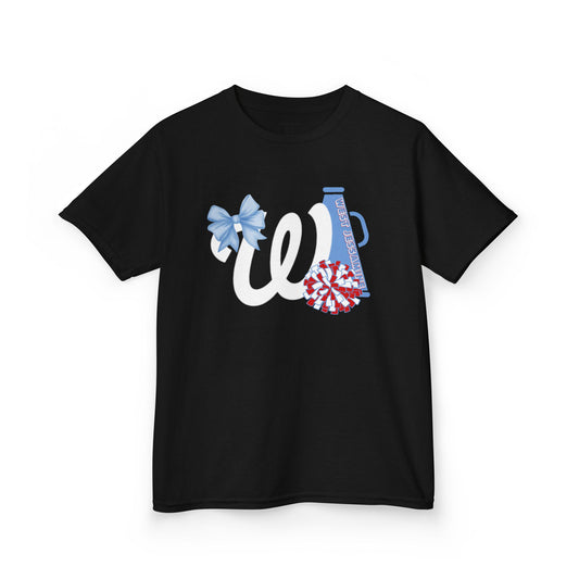 YOUTH -- West Jessamine Cheer Bow, Megaphone & Poms - Unisex Shirt